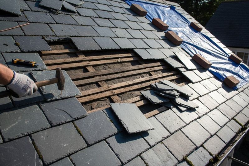Slate Roof Leak Repair